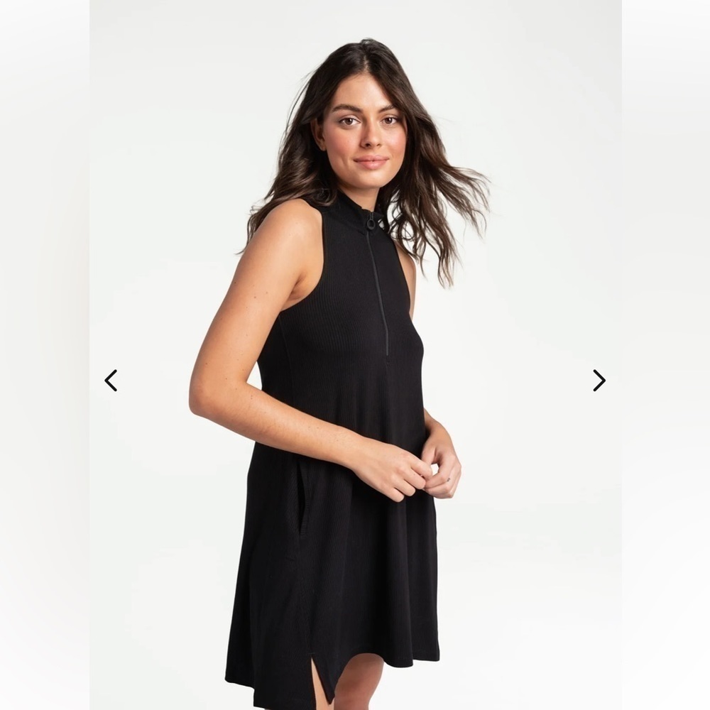 LOLE black dress with pocket size xs Traverse Sleeveless Dress - Black